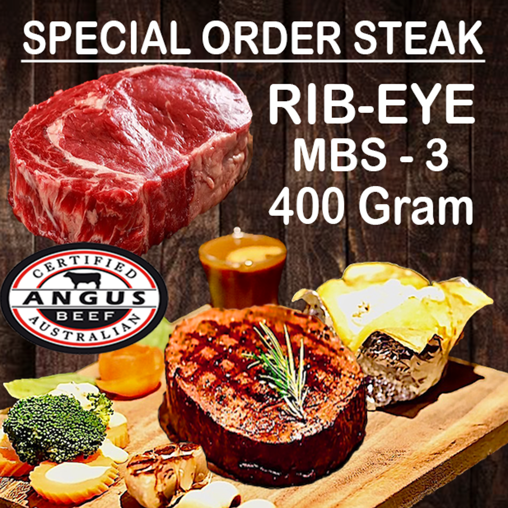 SPECIAL CUT 400 gram MBS 2-3 Rib-Eye Steak