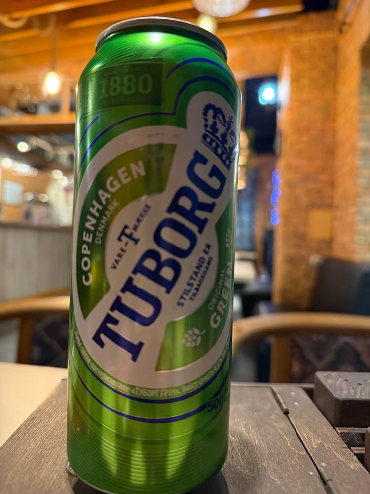 Tuborg green 0,5 бутилка