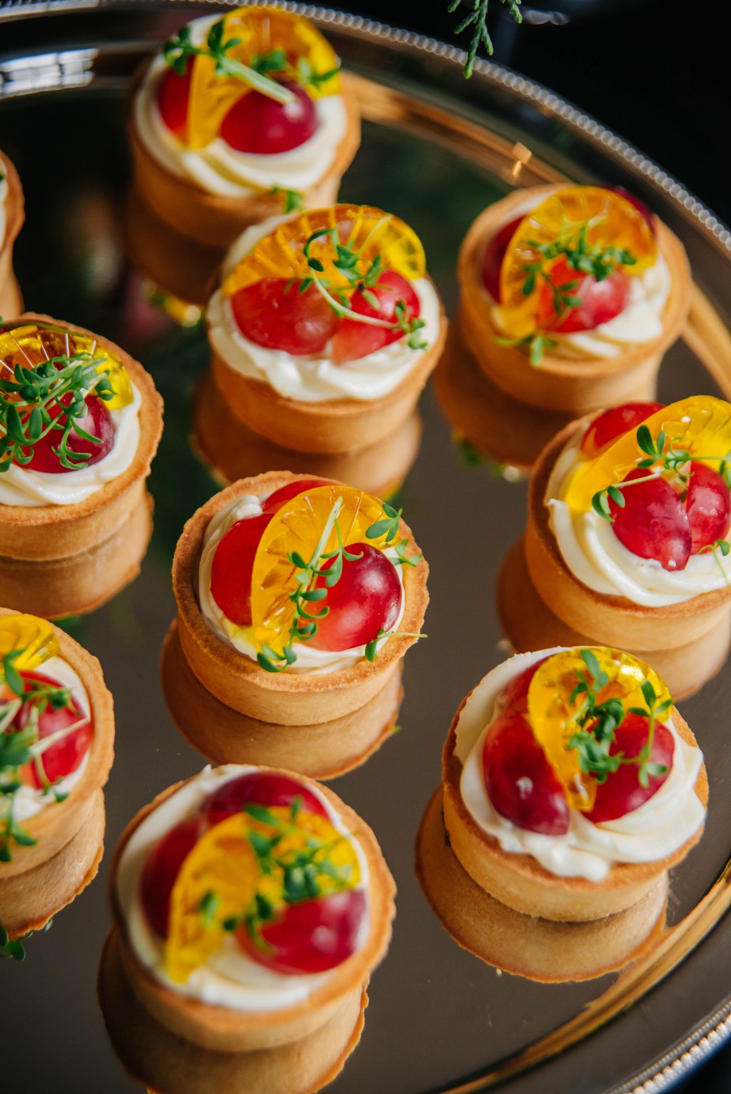 Тарталетка з кремом пармезан