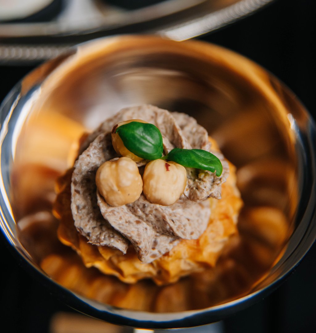 Профітроль з печерицями