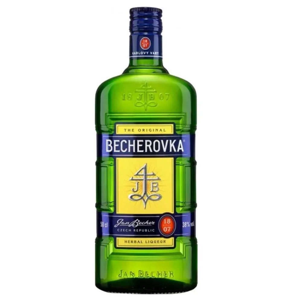Лікерна настоянка на травах Becherovka (пляшка) 0,5л.