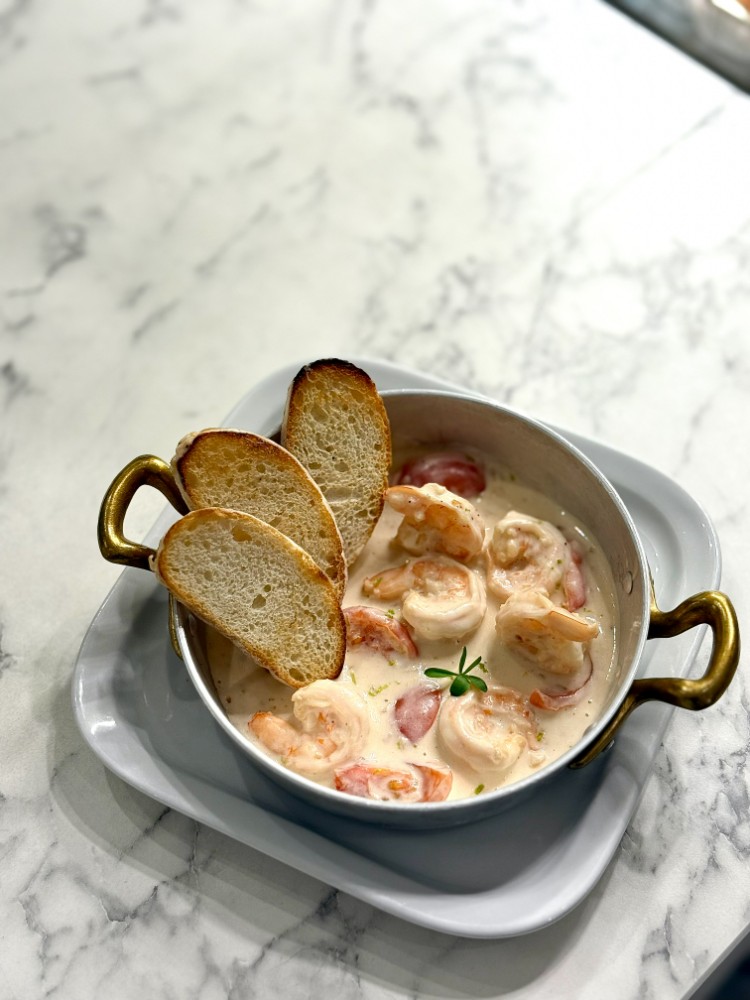 Креветки в кокосовому соусі