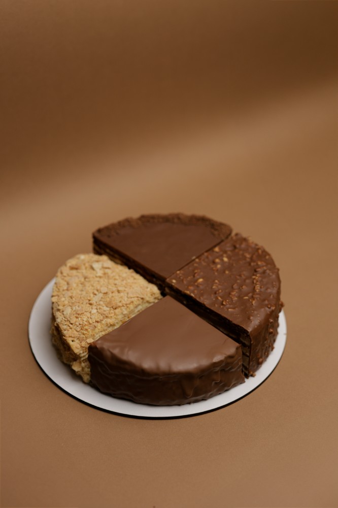 Набір четвертинок тортів