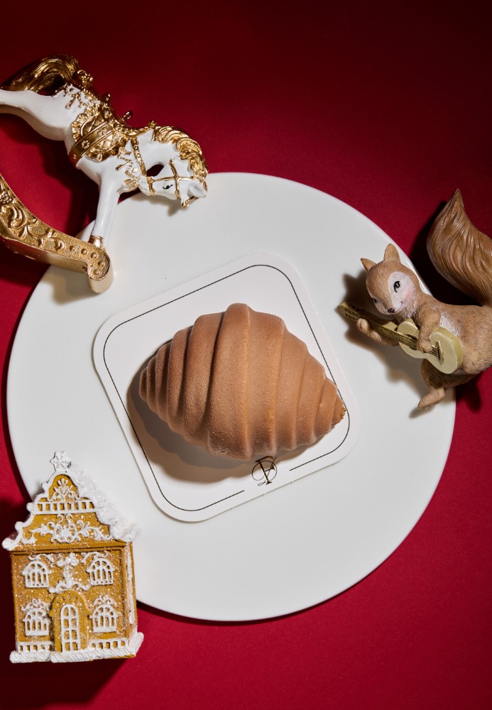 Мусовий десерт "Круасан"