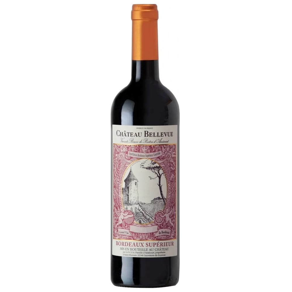 Вино Chateau Bellevue Rouge, червоне, сухе