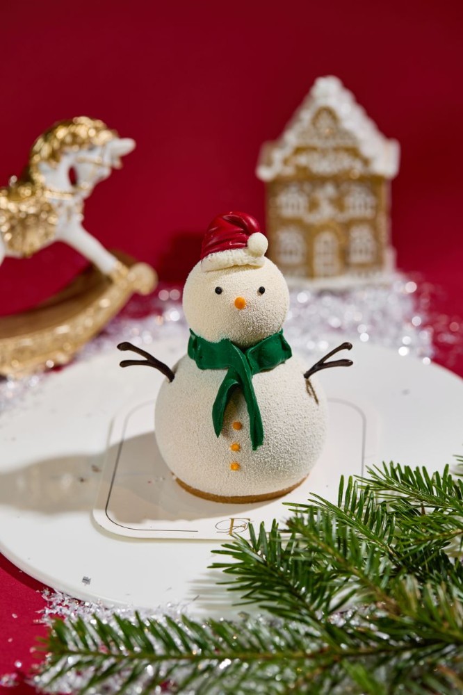 Мусовий десерт "Сніговик"