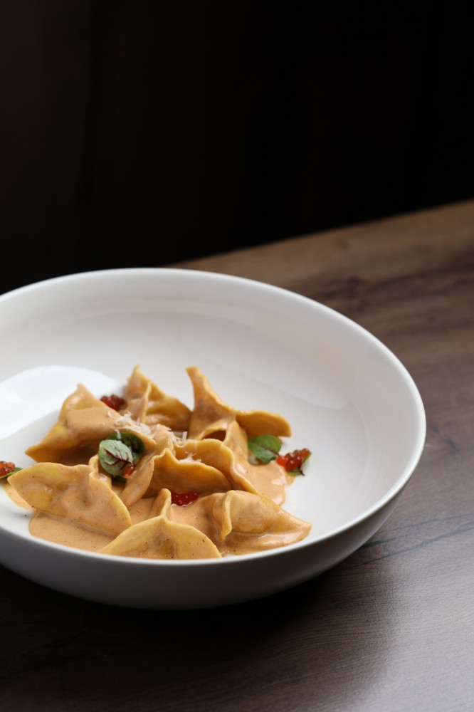 Равіолі з креветками