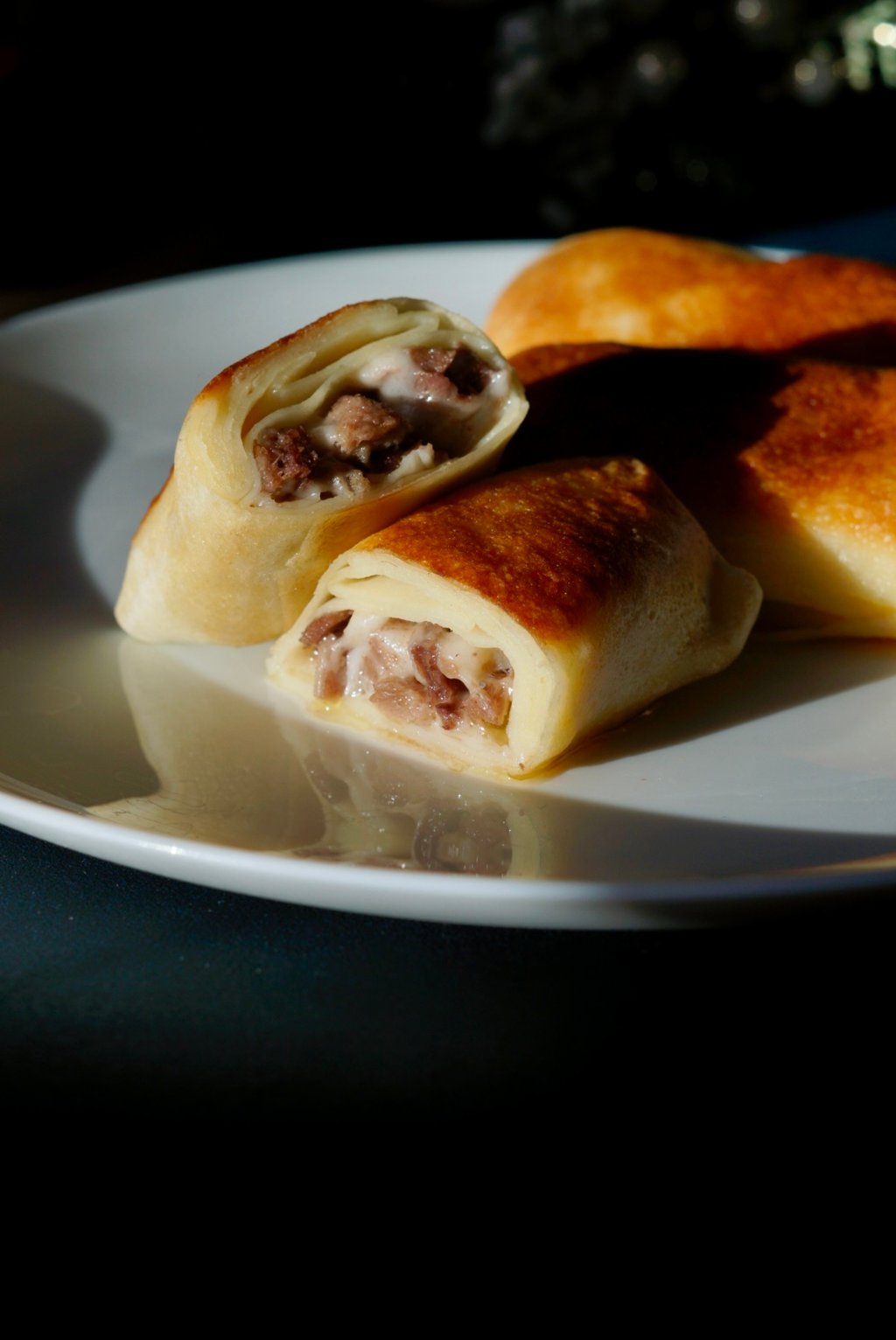 Млинці з язиком