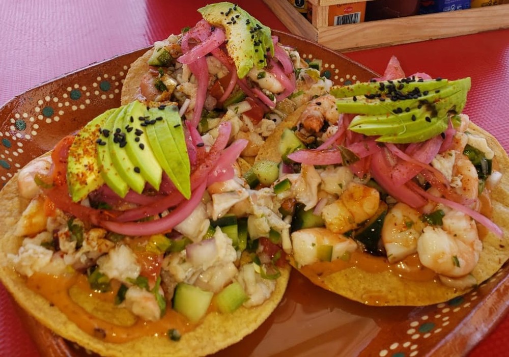 Tostada de Camaron