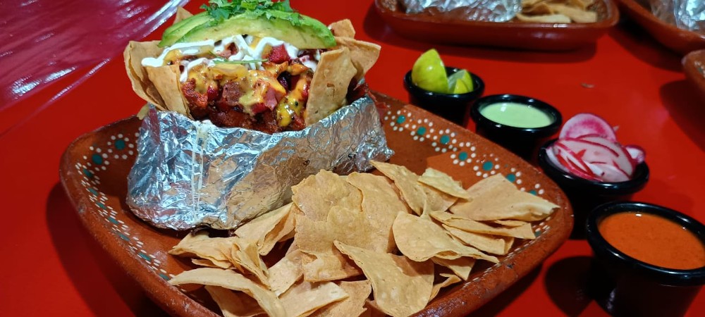 Papa Rellena Arrachera
