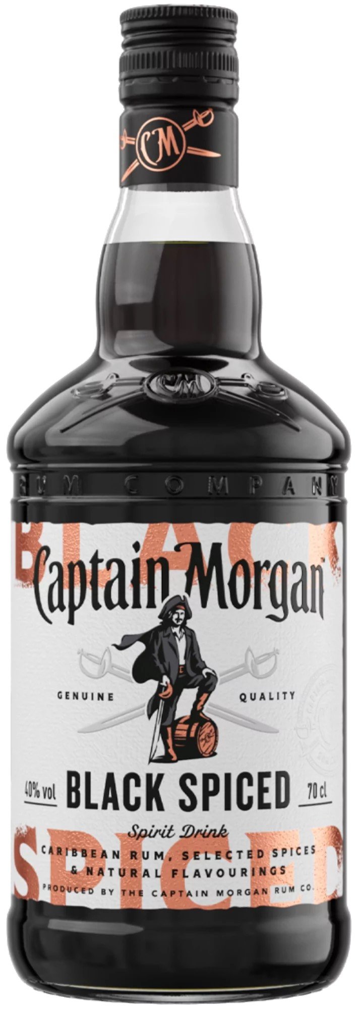 Ром Captain Morgan Black Spiced 0,500