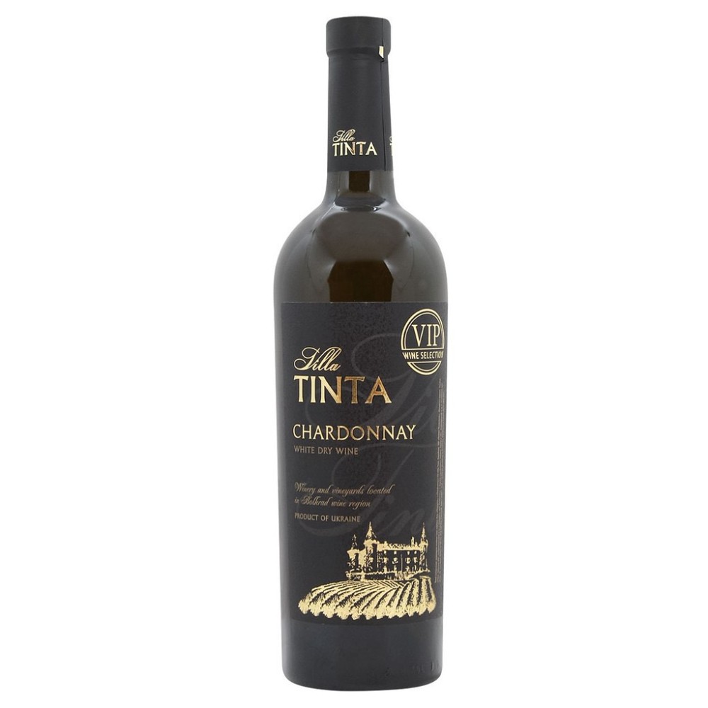 Вино Tinta Chardonnay VIP сухе,Ukraine