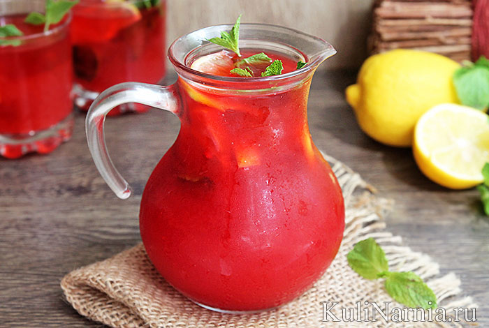 Homemade berry lemonade (400/1000 ml)
