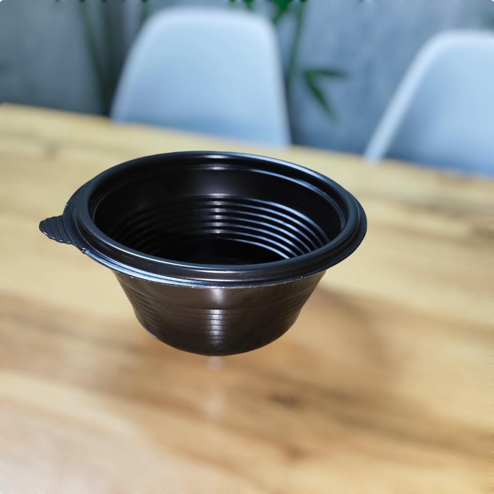 кругла миска з кришкою 500мл (До 300г рис)