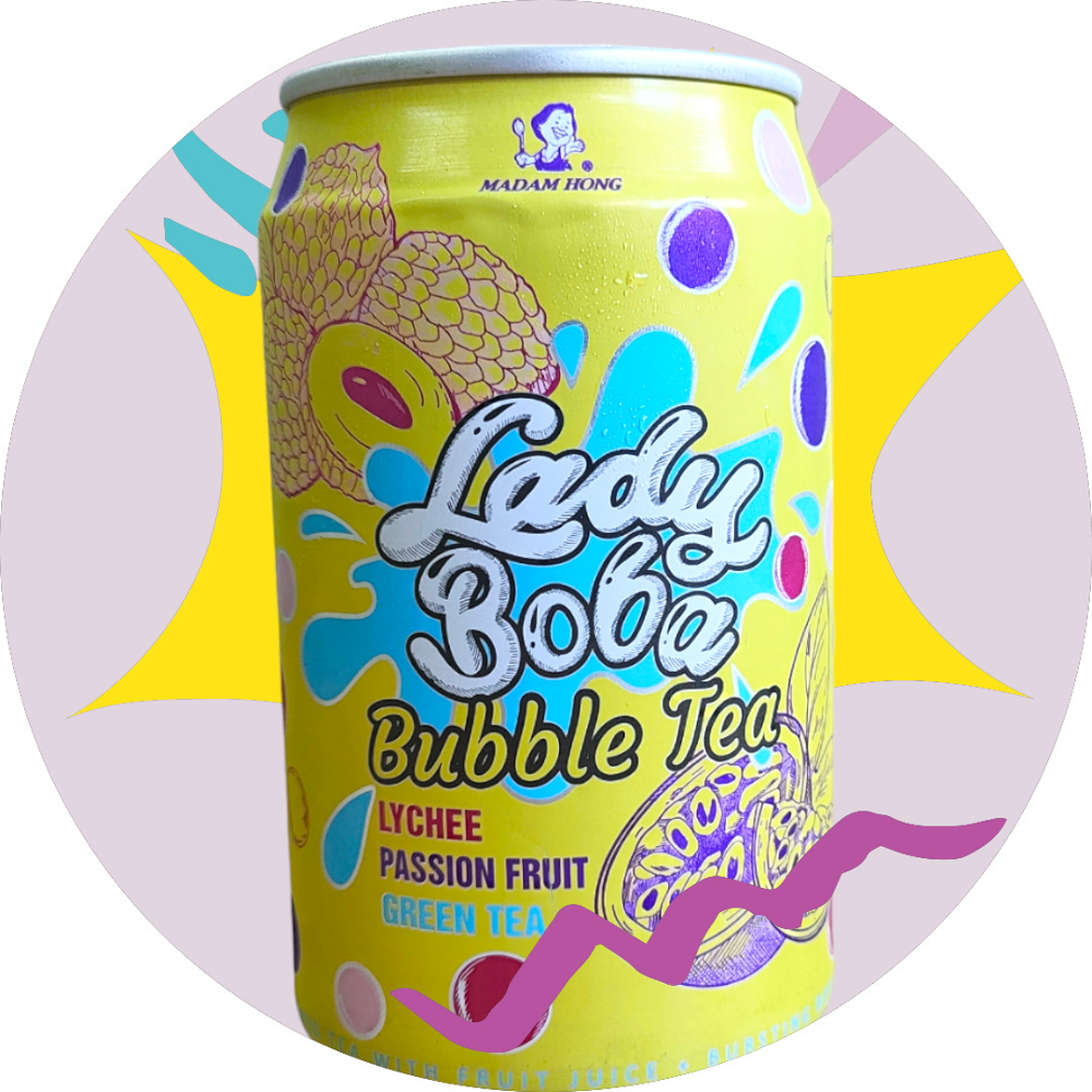 Bubble Lychee Passion Fruit Green Tea 315мл