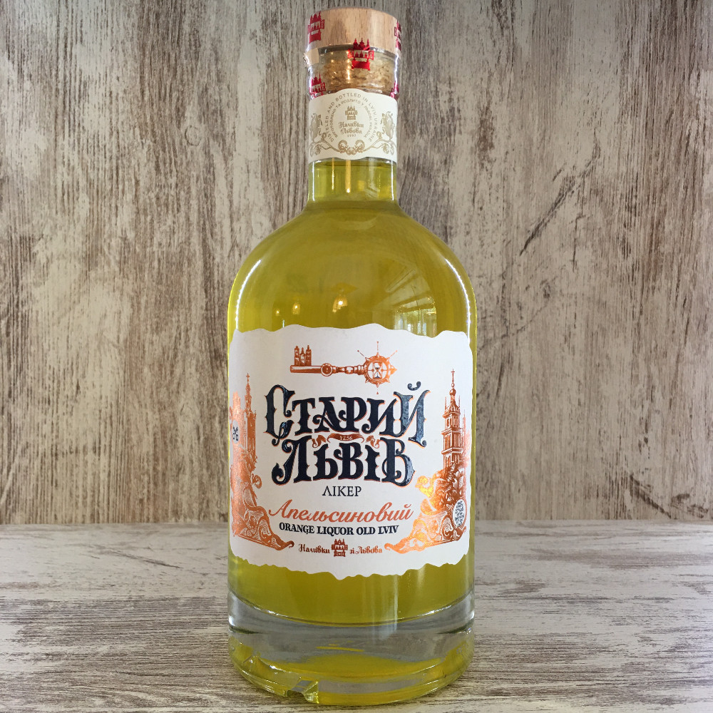 Лікер Апельсиновий 27% 0.7л / Licor de naranja 0.7l