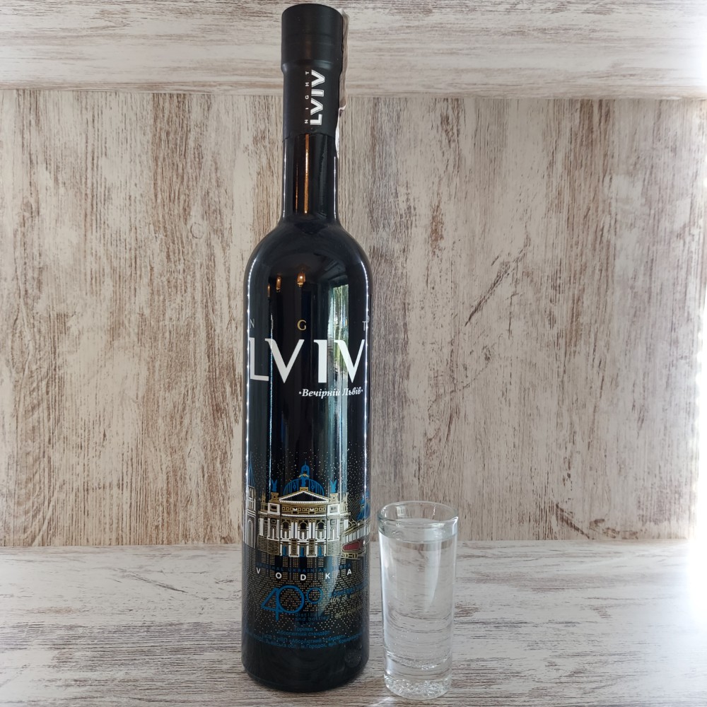 Львівська Ніч Преміум 50мл / Vodka Viejo Lviv Premium 50ml