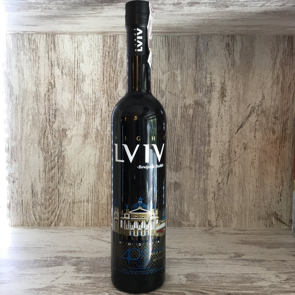 Львівська Ніч Преміум 0.5л / Vodka Viejo Lviv Premium 0.5l