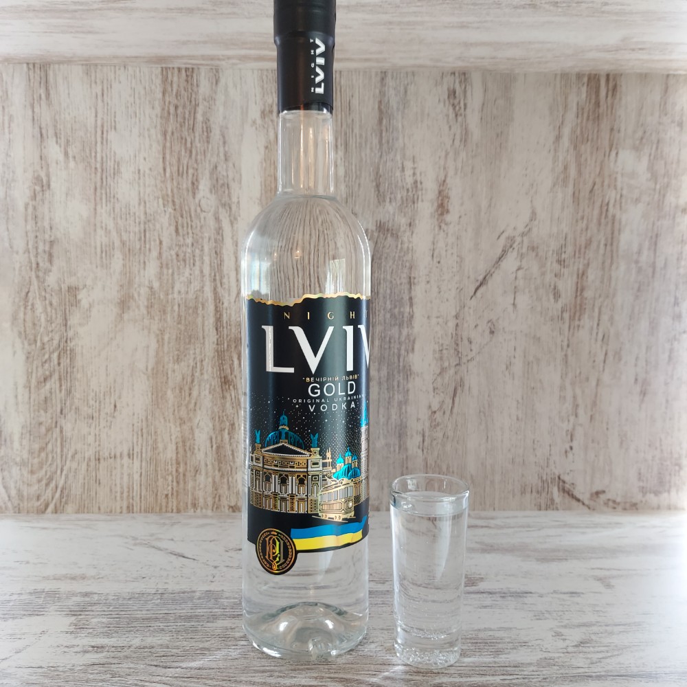 Львівська Ніч Золота 30мл / Vodka Viejo Lviv Gold 30ml