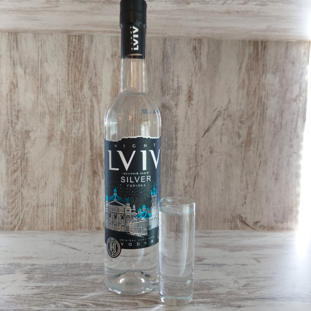 Львівська Ніч Срібна 50мл / Vodka Viejo Lviv Silver 50ml