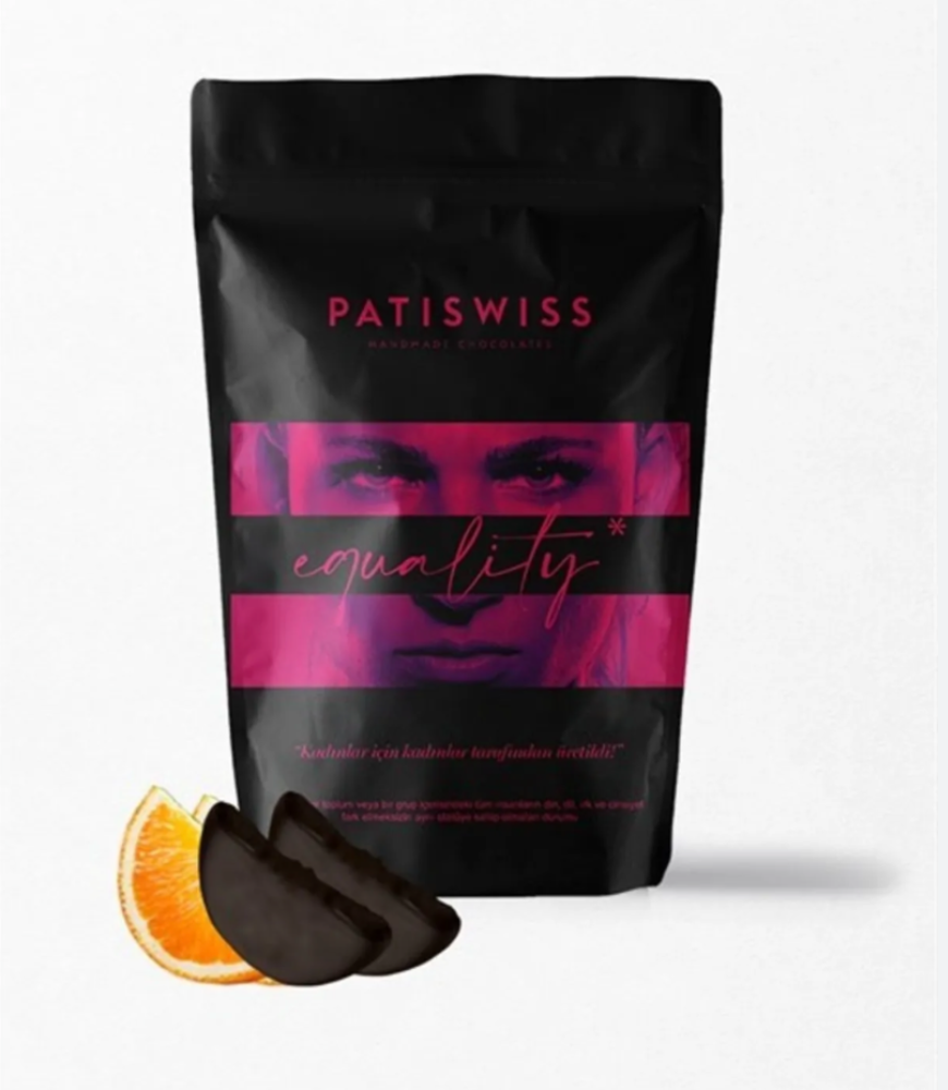 Patiswiss - Orange Dark Slide Chocolate "Equality"