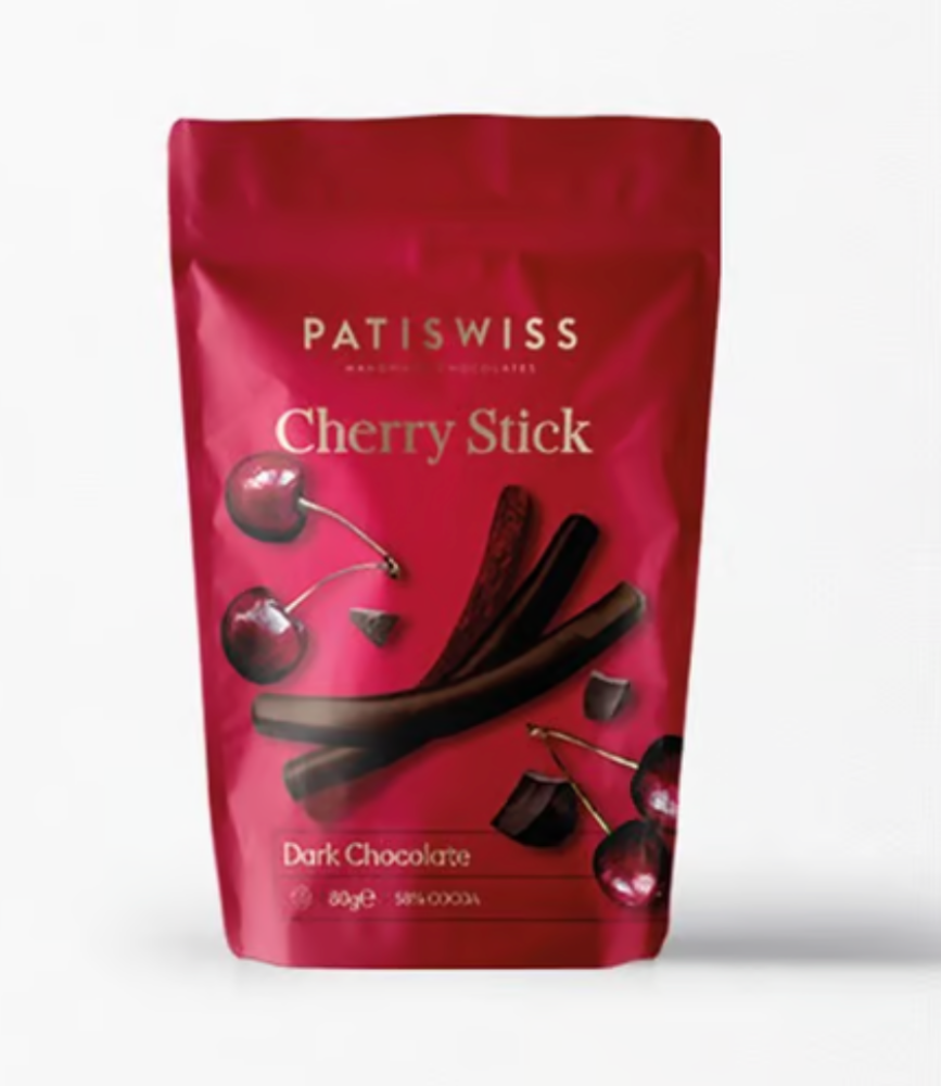 Patiswiss - Bitter Çikolatalı Vişne Çubukları 80g