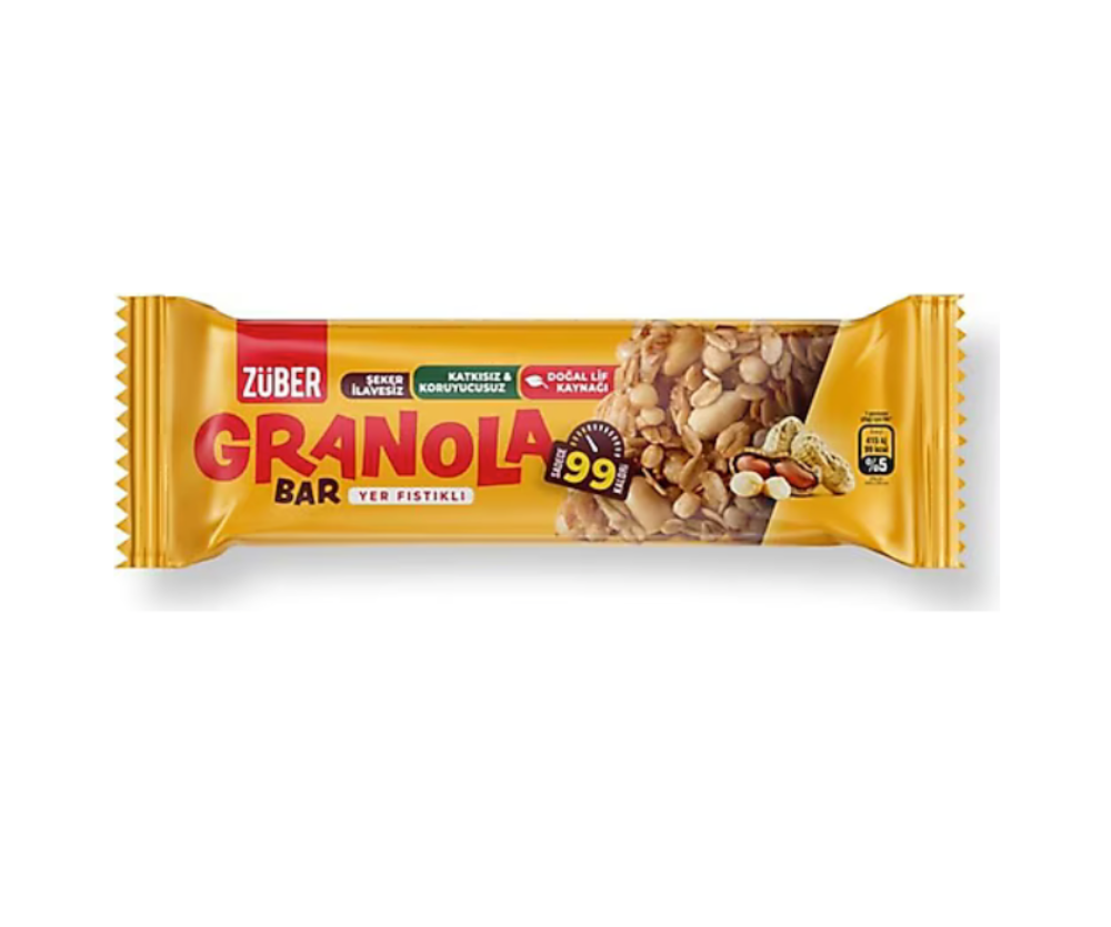 Züber Granola Bar Yer Fstıklı 