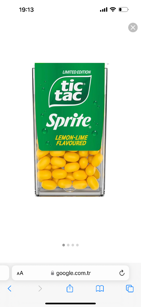 Tictac Sprite Lemon & Mint 