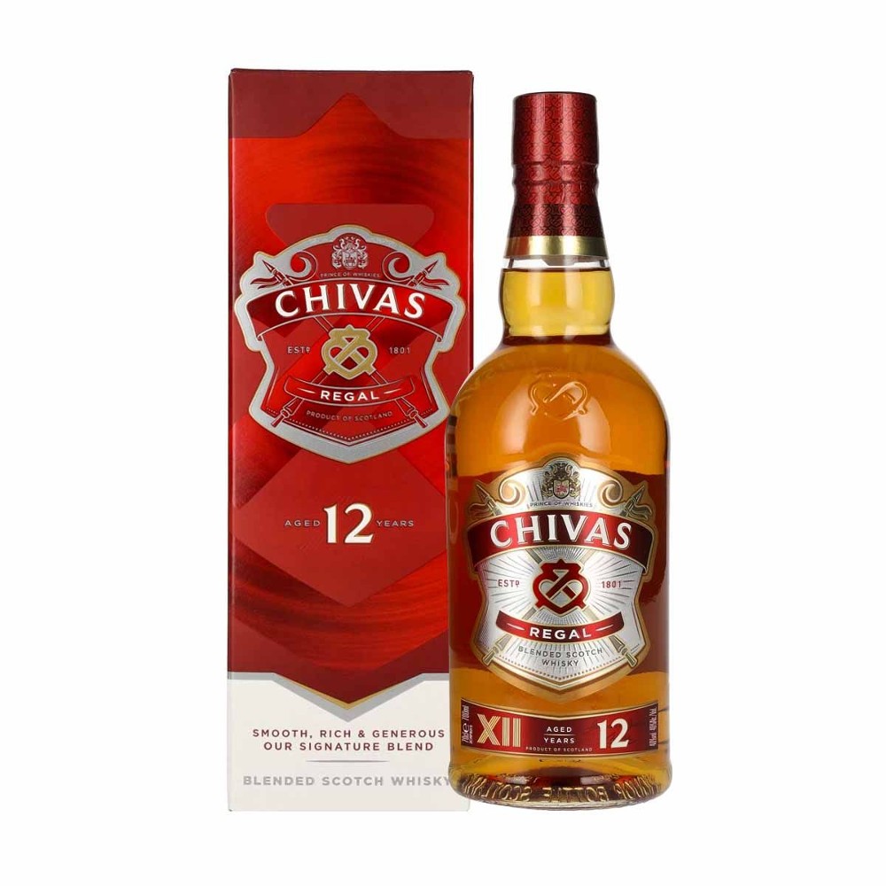 Chivas Regal 12 Años 0.75 Lts (Whisky)