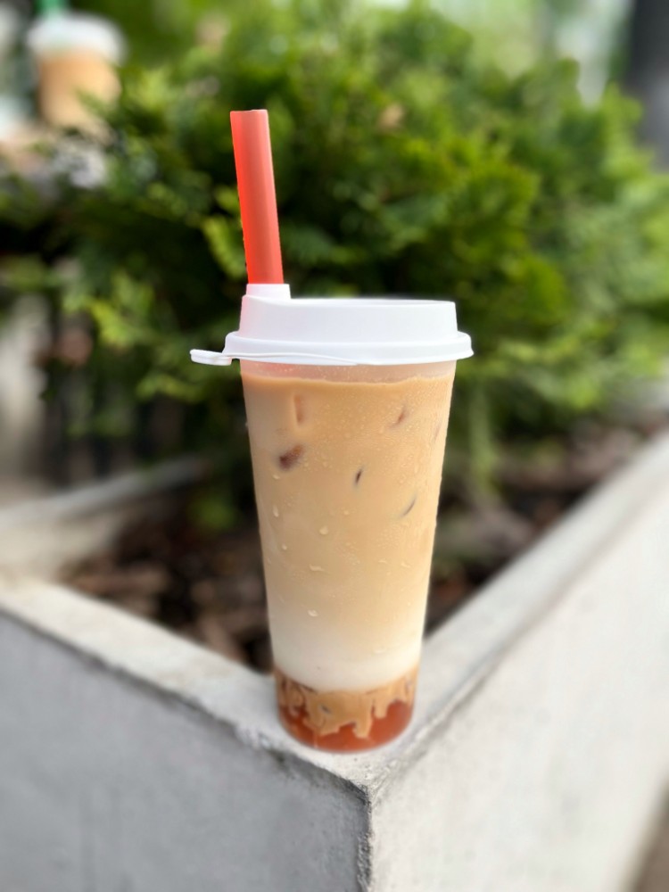 Bubble Ice Latte "Полуниця-Карамель"