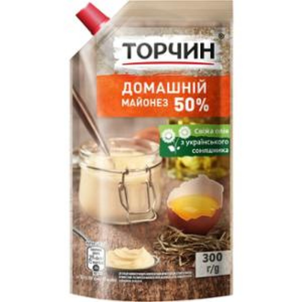 МАЙОНЕЗ  ДОМАШНІЙ 520гр (ТОРЧИН)