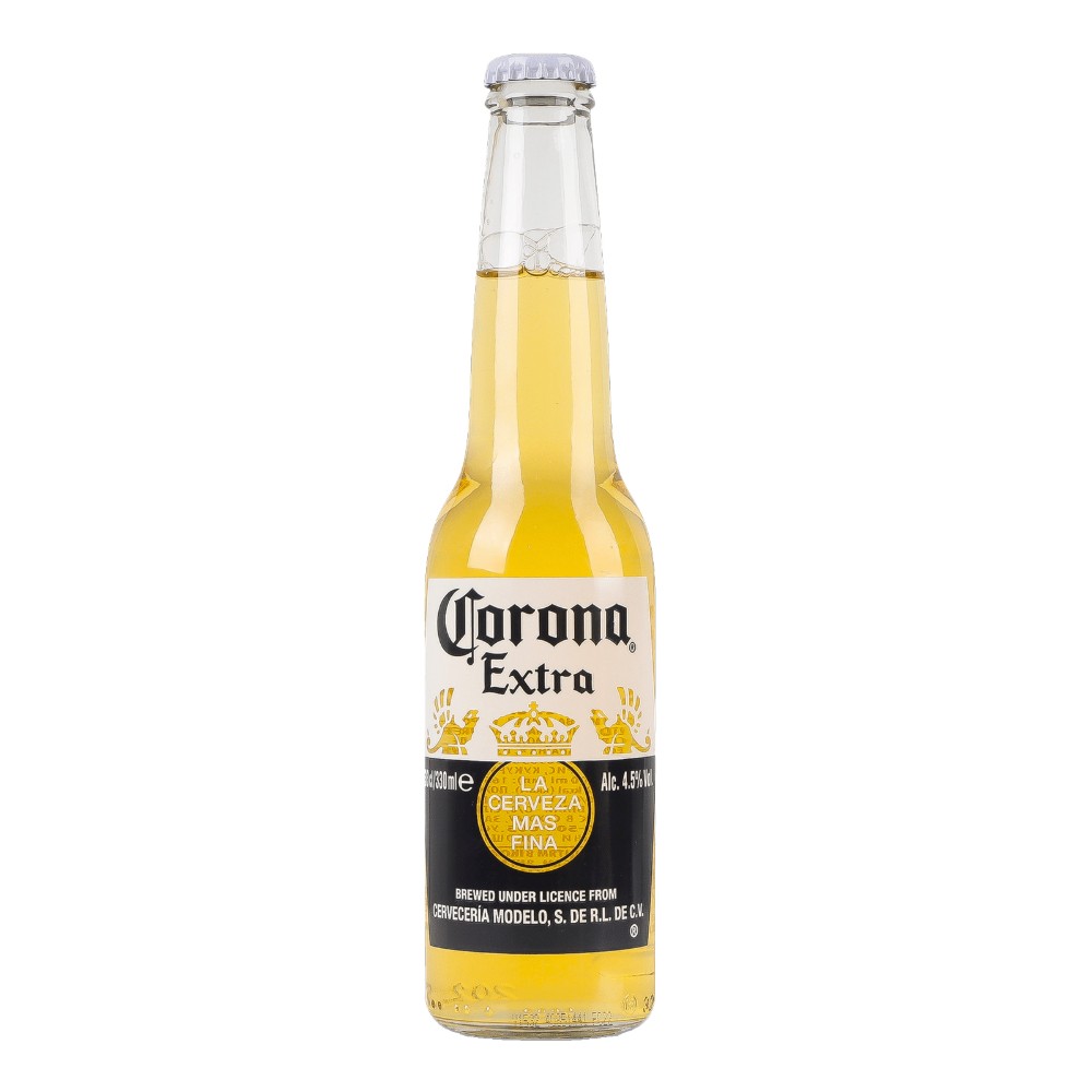 Пиво Corona Extra світле пастеризоване 4.5%, 0,33 л.