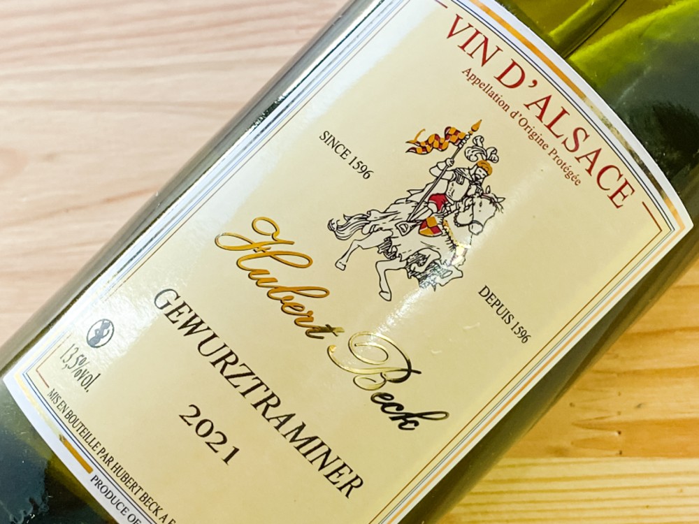 Alsace. Hubert Back "Gewurztraminer" A.O.C.(semi-dry)