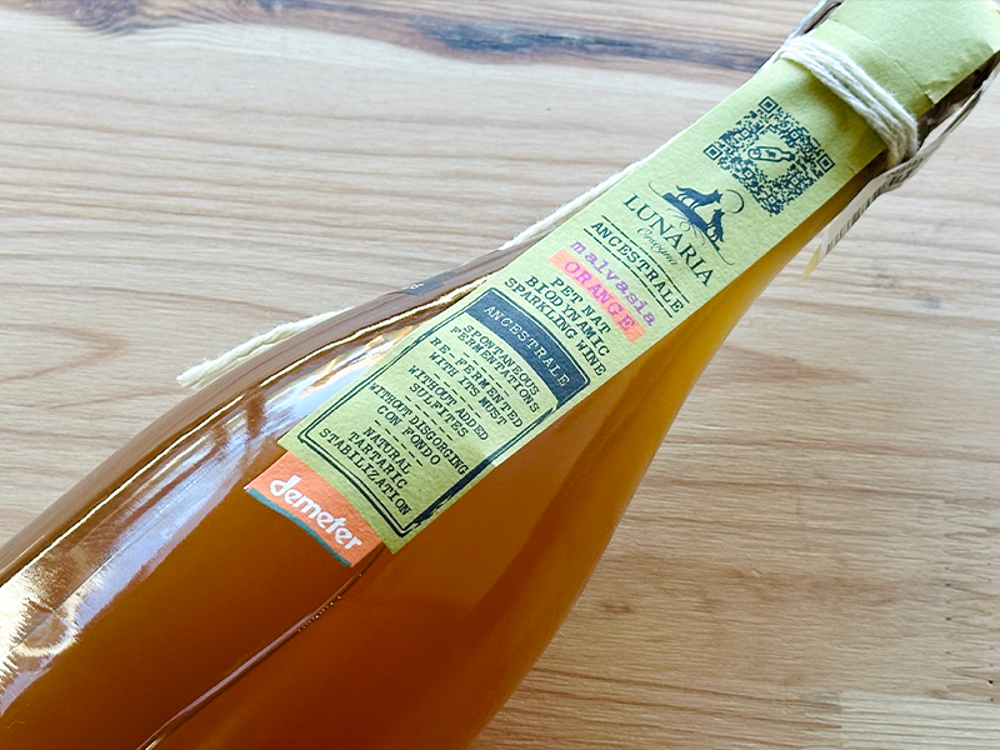 Вино натуральне ігристе біле Malvasia Orange
