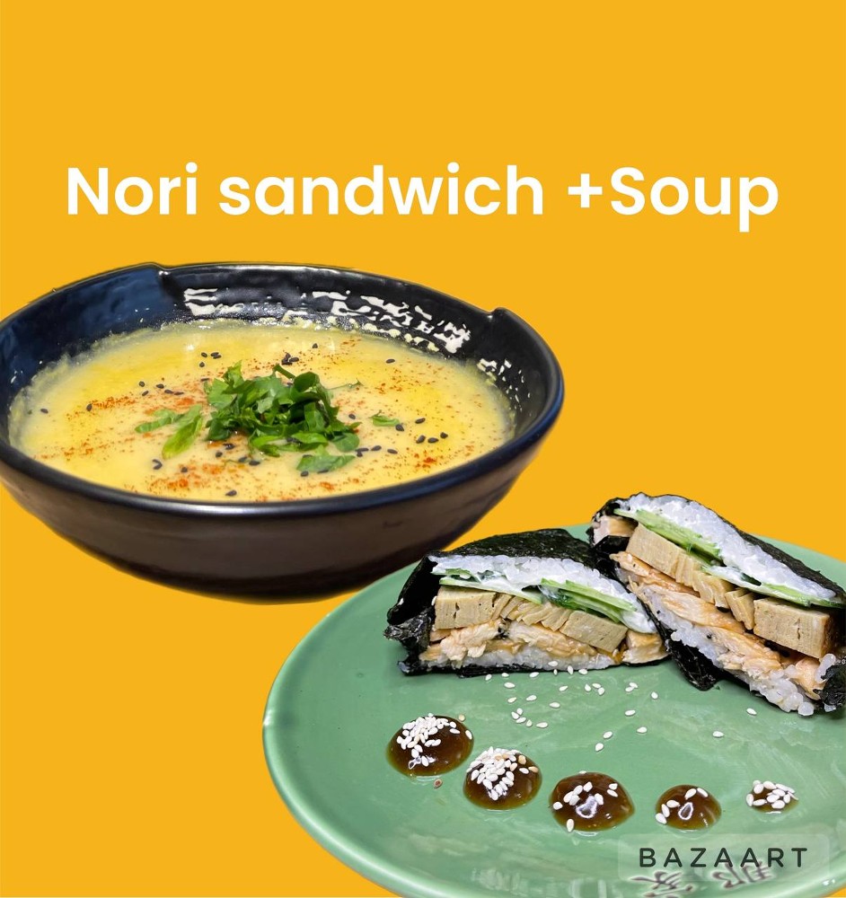 Nori Sandwich Chicken + Soup