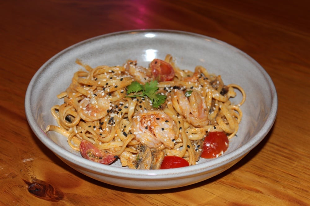 Tom Yum Wok with Shrimps