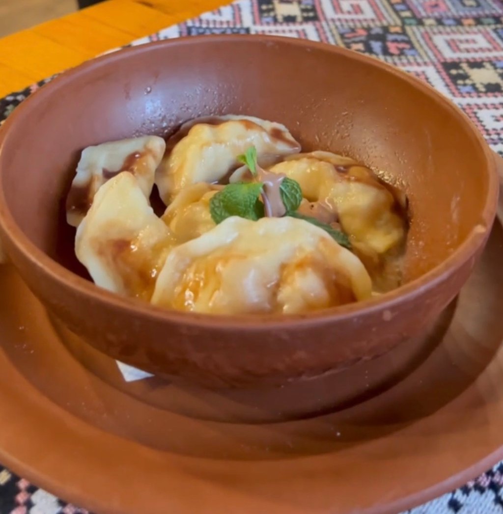 Вареники з курагою
