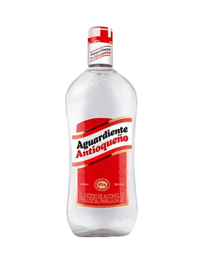 AGUARDIENTE ANTIOQUEÑO BOTELLA TAPA ROJA