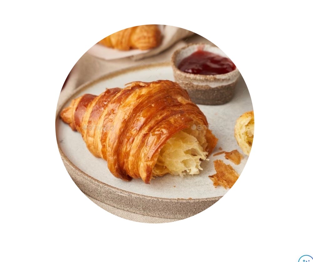 CROISSANT  Y COMPOTA DE FRUTOS ROJOS