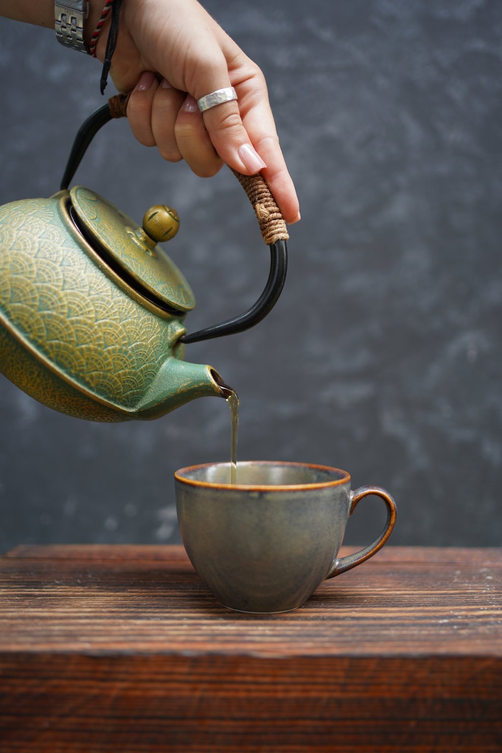 Green Oolong milk TEAPOT