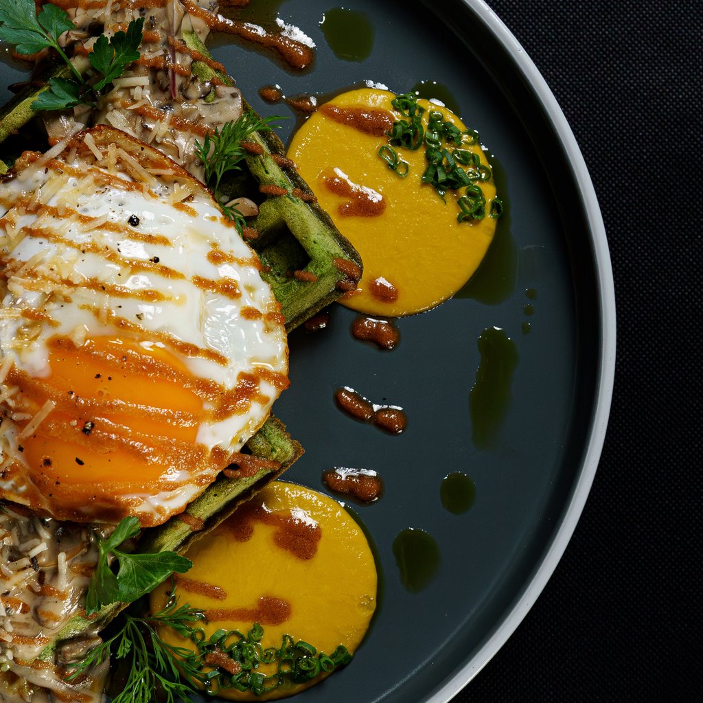 Waffles julienne