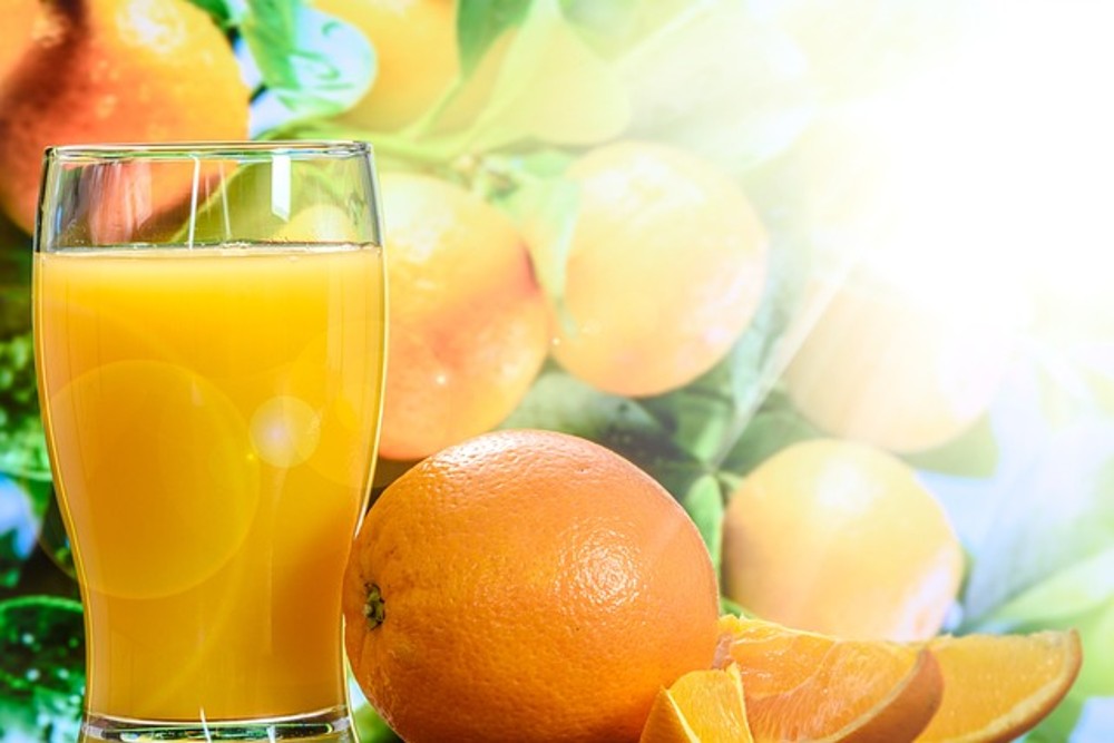 Orange juice fresh