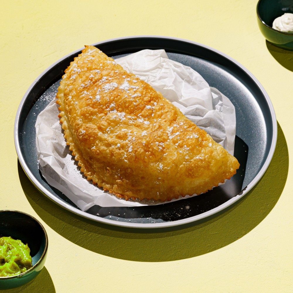Cheburek with feijoa