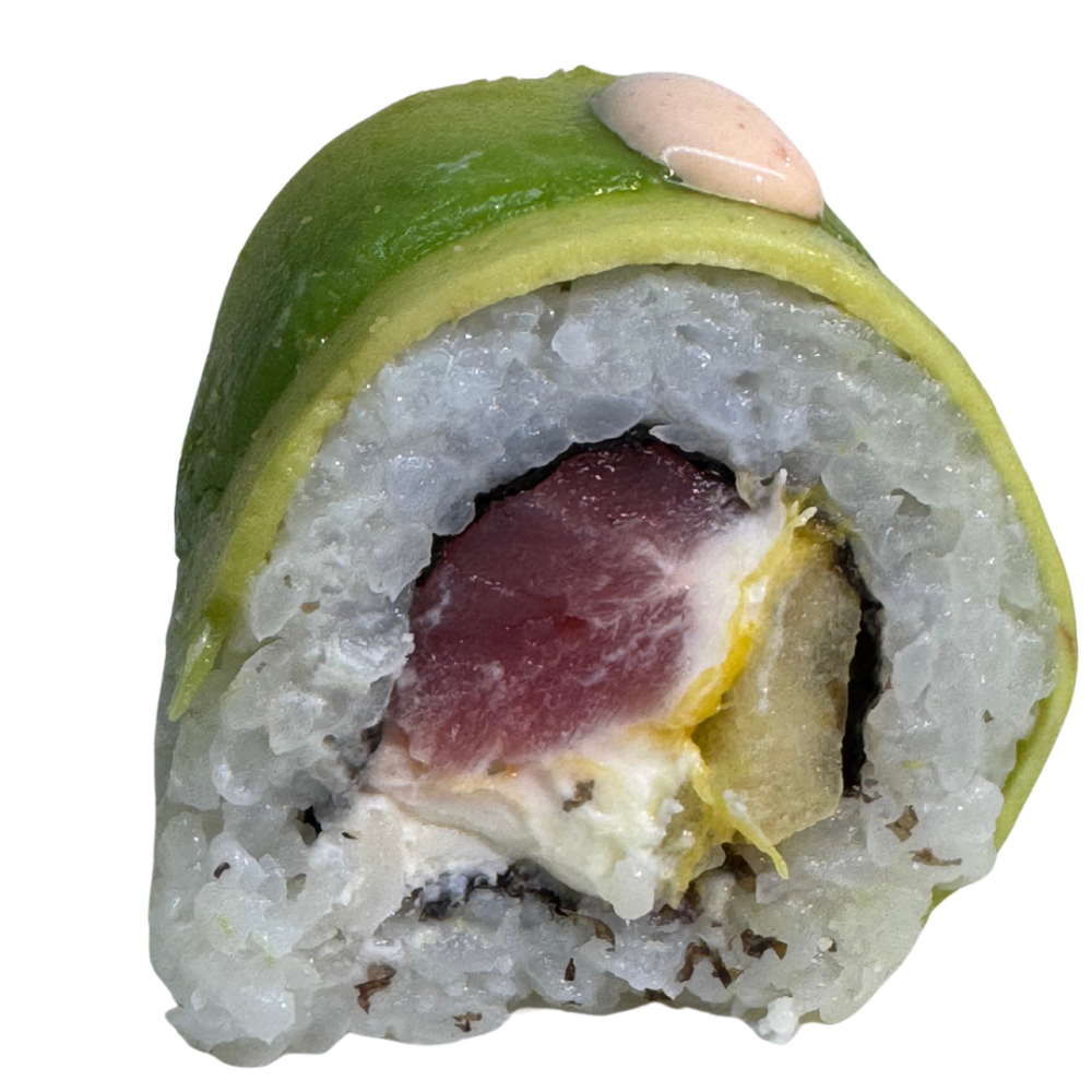 РОЛ З ТУНЦЕМ  МАНГО ТА ГРУШЕЮ