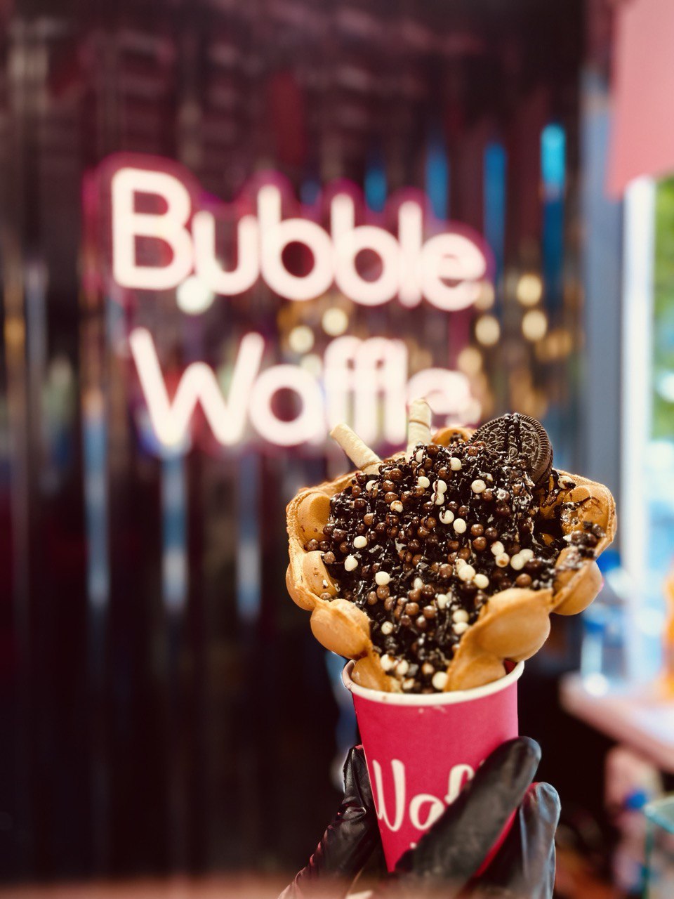 Bubble Waffle ''Орео''