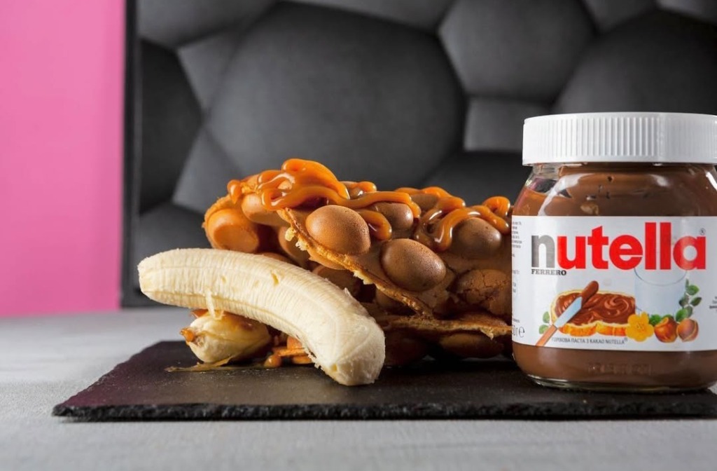 Bubble waffle "Нутелла банан"