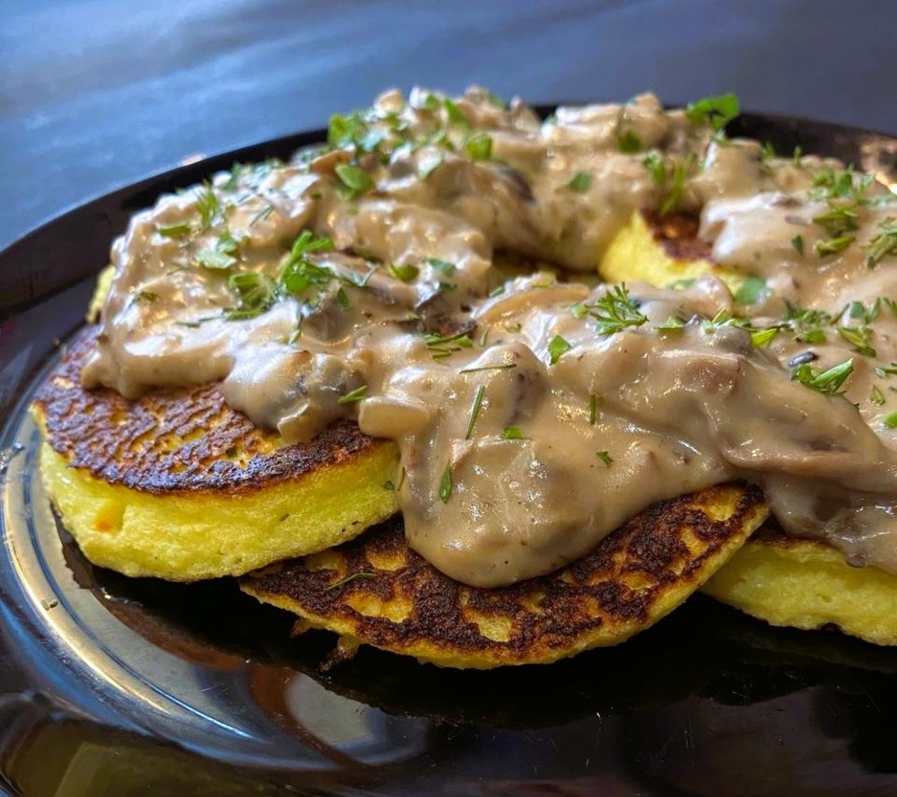 Є дерун з грибом