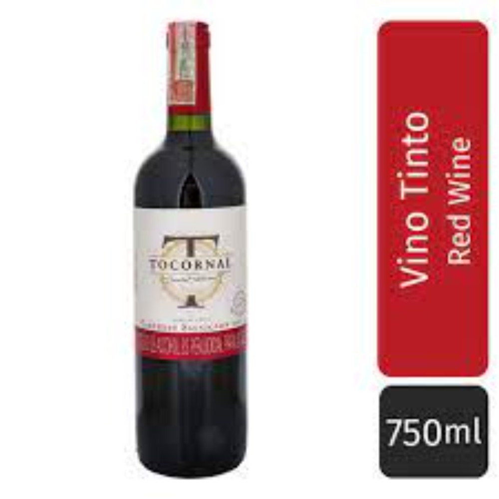 Botella Vino Tinto Tocornal