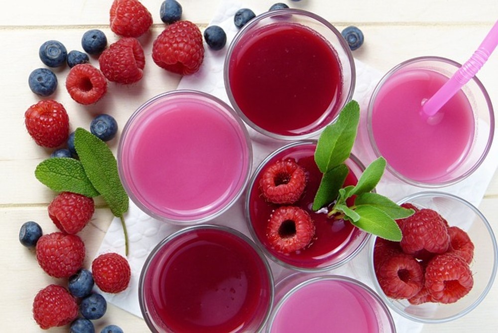 Smoothie de fresa y banana