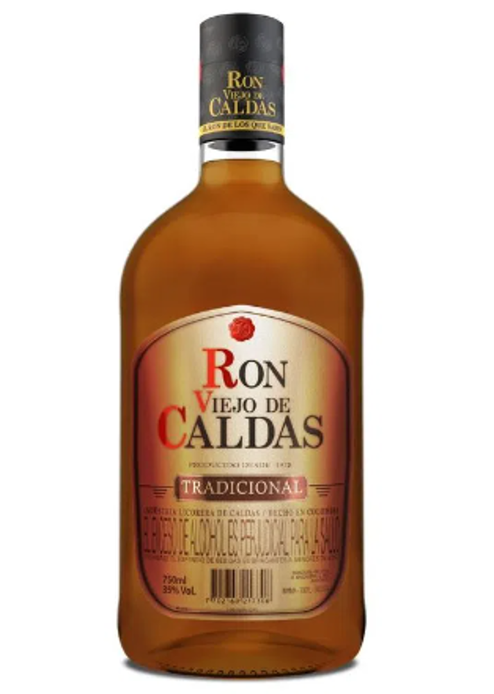 Botella Ron Caldas 750ml